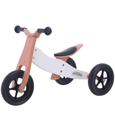 Беговел FreeON Free2Move 2 в 1 коричнево - білий (42868) | Зображення 1