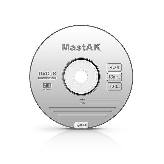 Диск DVD+R MastAK (10шт.) | Зображення 1