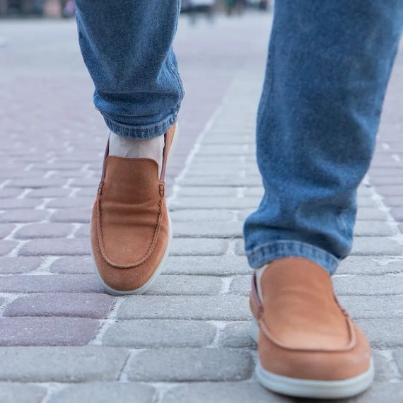 Мокасины рыжего цвета 42 размер | Зображення 6