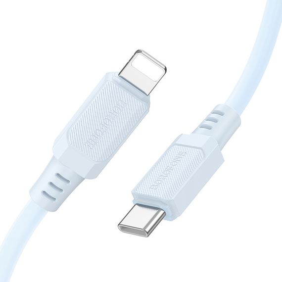 Дата кабель Borofone BX115 Lotto Type-C to Lightning 27W (1m) Blue | Зображення 3