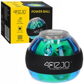 Тренажер для кисті та зап'ятстя 4FIZJO Power Ball гіроскопічний Blue/Yellow (P-5905973402224)