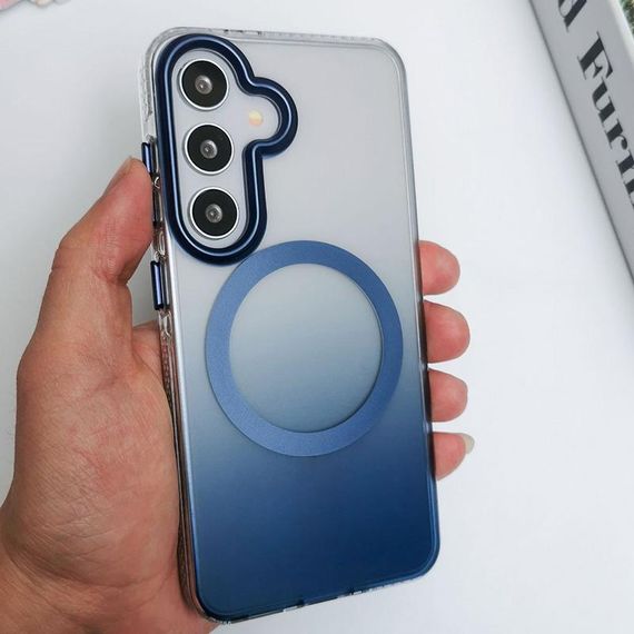 Чохол TPU+PC Phantom with MagSafe для Samsung Galaxy S25+ Blue | Зображення 3