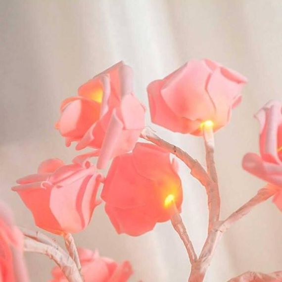 Лампа настільна LED Дерево рожева троянда 220V NNG-05
