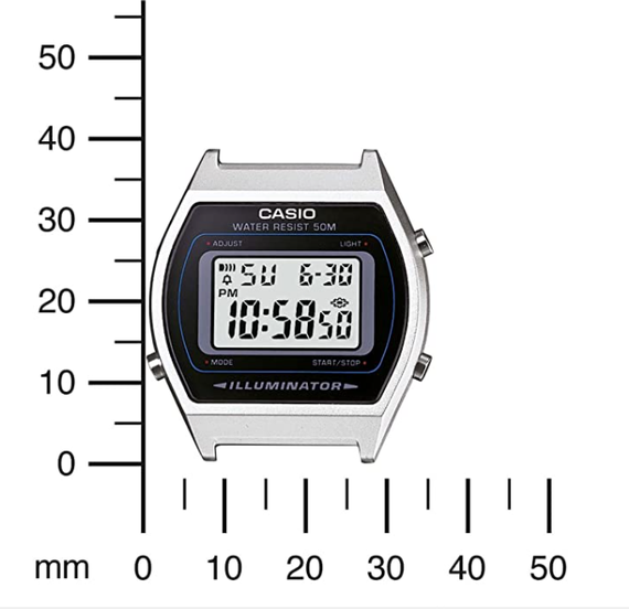 Годинники наручні чоловічі класичні сталеві електронні оригінал Casio Collection B640WD-1AVEF | Зображення 2