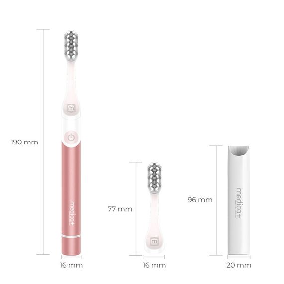 Звуковая зубная щетка Medica+ ProBrush 7.0 Compact Pink гарантия 1 год | Зображення 6