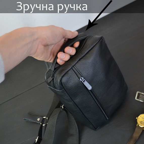 Сумка для активного способу життя, Сумка крос-боді гладка Чоловіча міська крос-боді OC-60 | Зображення 9