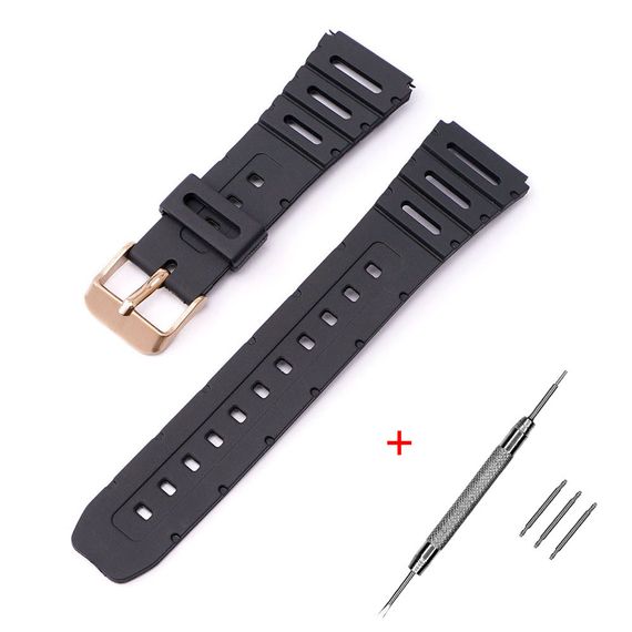 Ремешок для Годинник C2asio F91W 18mm Black RG