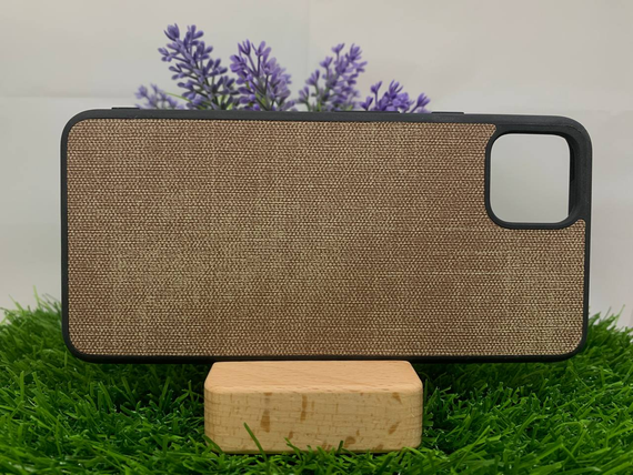 Чохол накладка Google Pixel 4XL тонкий тканина коричневий