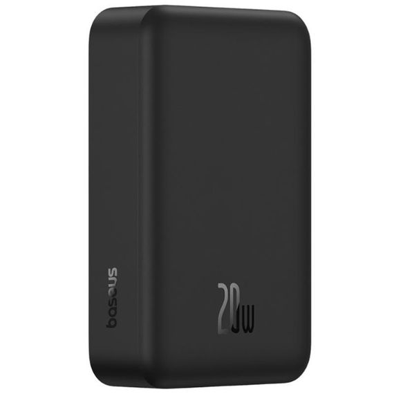 Портативний ЗП Power Bank Baseus EnerFill FM41 Mini Magnetic PD20W з БЗП 20000mAh (E0027U) Cosmic Black | Зображення 1