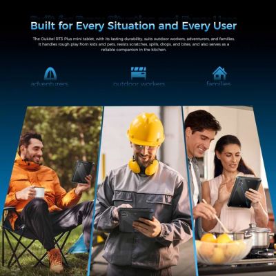 Планшет OUKITEL RT3 plus 8&quot; 4/128GB/ NFC / LTE Black (6941749808516) | Зображення 2