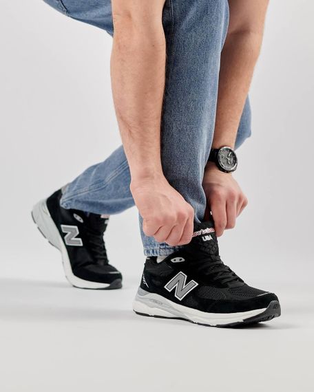 Кросівки чоловічі 990 New Black White Reflective , В'єтнам 44 27.5 | Зображення 1