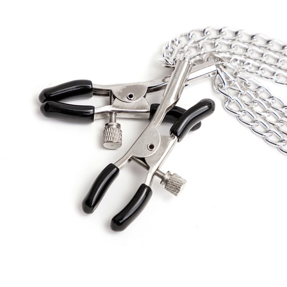 Зажимы на соски "Clamps three chains", три цепочки sexstyle | Зображення 4