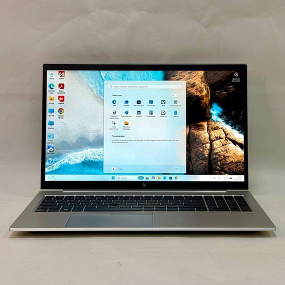 Ультрабук Б-клас HP EliteBook 850 G7 / 15.6" (1920x1080) IPS / Intel Core i7-10610U (4 (8) ядра по 1.8 - 4.9 GHz) / 32 GB DDR4 / 512 GB SSD / Intel UHD Graphics / WebCam / Windows 11 Pro б/в | Зображення 2