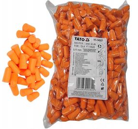 Набор противошумовые беруши 38 дБ полиуретан 500 штук YATO YT-74521