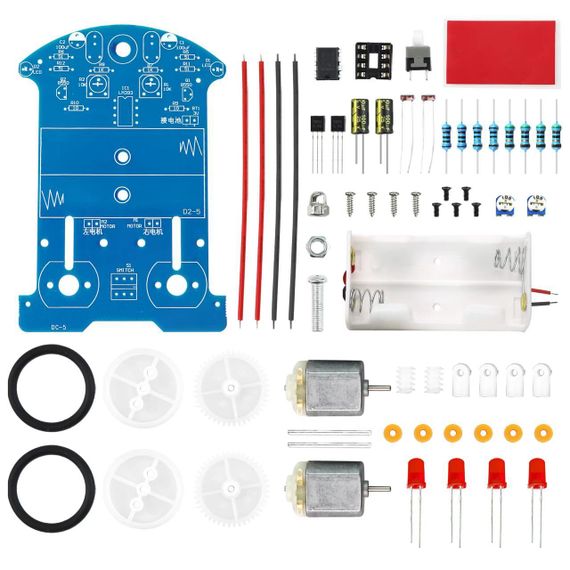 Навчальний набір для самостійного складання та паяння D2-5 Smart Car Kit | Зображення 1
