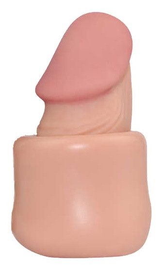 Насадка на член - Pleasure X-Tender Penis Sleeve Add 1" Flesh sexstyle | Зображення 6