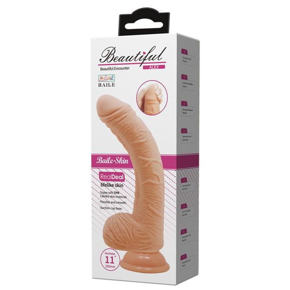 Фаллоимитатор - Beautiful Encounter Alex Dildo Flesh Sex Aura | Зображення 9