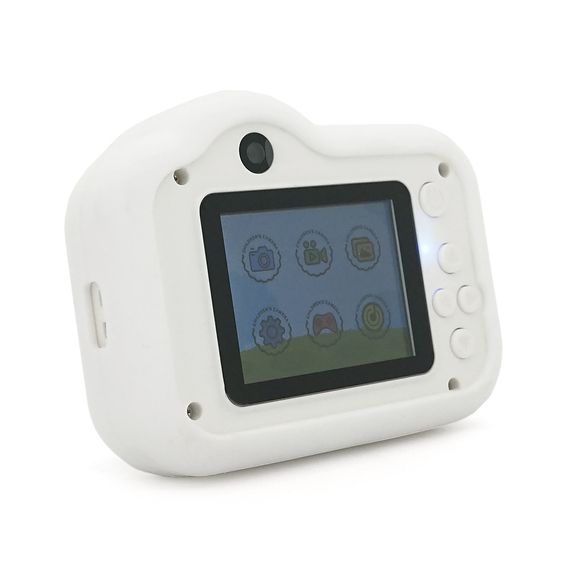 Дитячий фотоапарат M03 Білий Кролик, 2 камери, екран IPS 2-дюйми, Type-C, White, BOX | Зображення 2