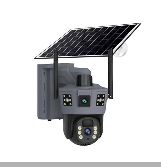 Вулична камера на 3 об'єктиви з автономним живленням від сонячної панелі XPRO SD 35-4G (47884-35-4G_1440)