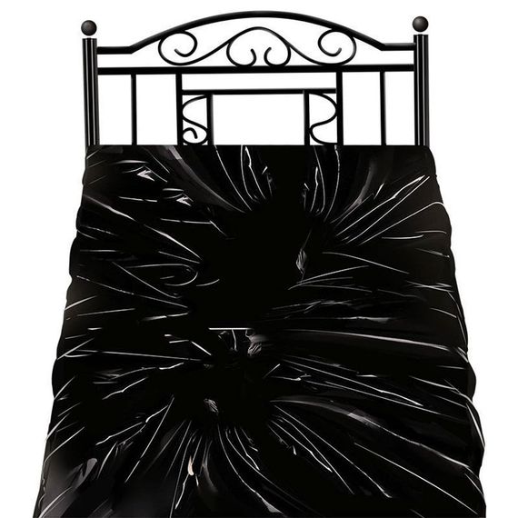 БДСМ простирадло Babydoll 130х100 см Чорний 5426