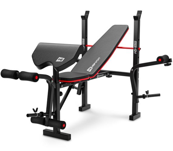Набір Elitum Titan 68кг з лавою HS-1055 Pro, штангою та гантелями | Зображення 7