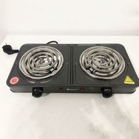 Плита домашняя Domotec MS-5802 | Комфорка электрическая | IX-990 Электроплита двойная