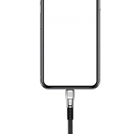USB кабель Kaku KSC-100 USB - Lightning 1.2m - Black | Зображення 3