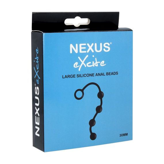 Анальні кульки Nexus Excite Large Anal Beads, силікон, макс. діаметр 3 см | Зображення 3