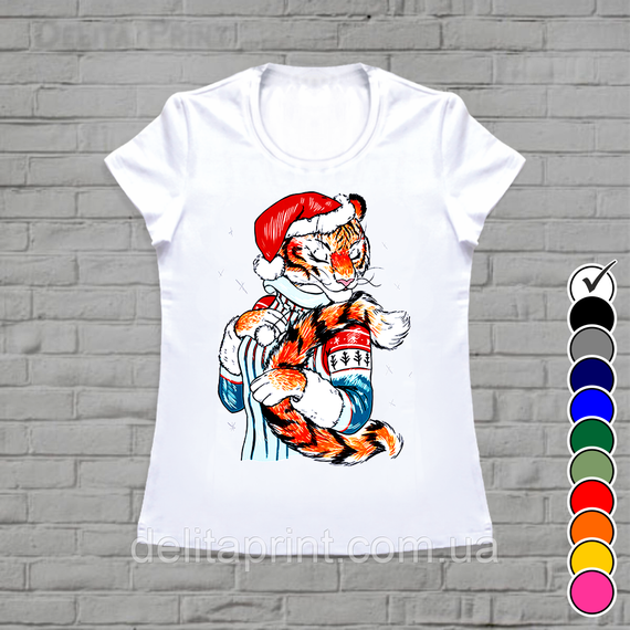 Футболки новорічні Фемілі Лук "Круті НГ Тигри" Family Look для всієї родини | Зображення 3