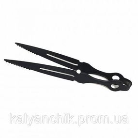 Щипці для вугілля чорні 4555