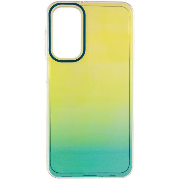 Чехол TPU+PC Glassbend для Samsung Galaxy A25 5G Green | Зображення 1