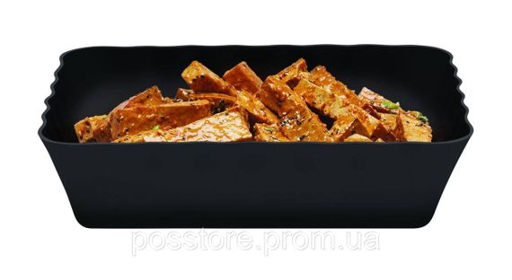 Прямоугольное блюдо для выкладки в витрине, 25,4х31,8х7,6 см Cambro, Черный, 4,3 л