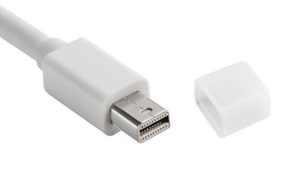 Адаптер-перетворювач Mini Display Port (Thunderbolt) - VGA (білий) | Зображення 1