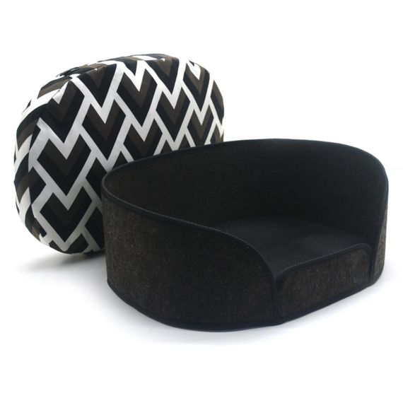 Лежак для котів і собак Олімп №4 460х620х175 мм коричневий | Зображення 1