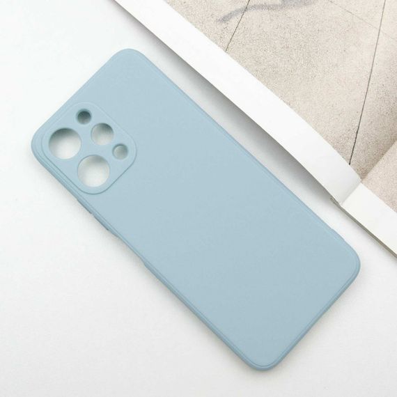 Силиконовый чехол Candy Full Camera для Xiaomi Redmi 12 Серый / Smoky Gray | Зображення 1