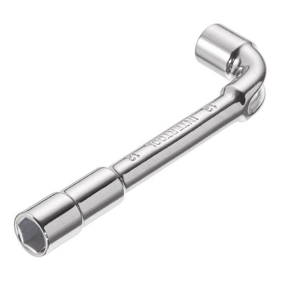 Ключ торцевий з отвором L-подібний 12 мм INTERTOOL HT-1612 | Зображення 2