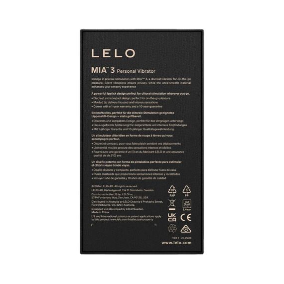 Шикарная вибропуля LELO Mia 3 Deep Rose Sex Aura | Зображення 9