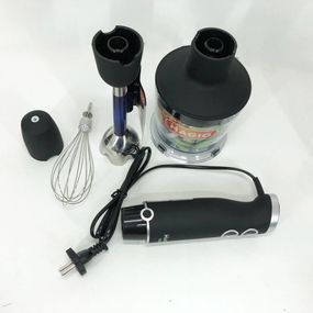 Блендер MAGIO MG-655, портативний блендер для смузі, ручний занурювальний блендер, QB-136 електричний блендер