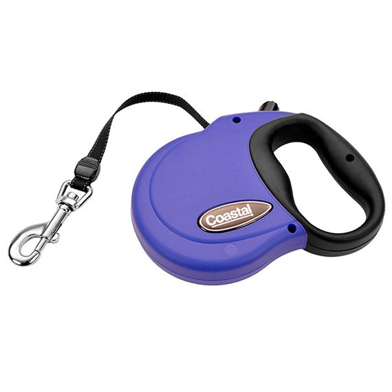 Рулетка Coastal Power Walker Retractable Leash до 50 кг, лента 4.8 м, синяя