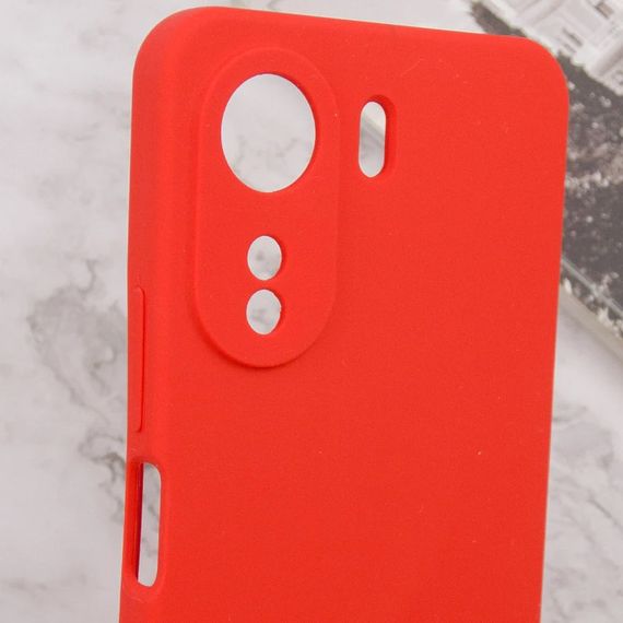Чохол Silicone Cover Lakshmi Full Camera (AAA) with Logo для Xiaomi Redmi 13C / Poco C65 Червоний / Red | Зображення 2