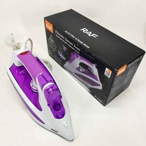 Праска з керамічною підошвою RAF R.1233 потужність 2200Вт 320 мл purple | Зображення 2