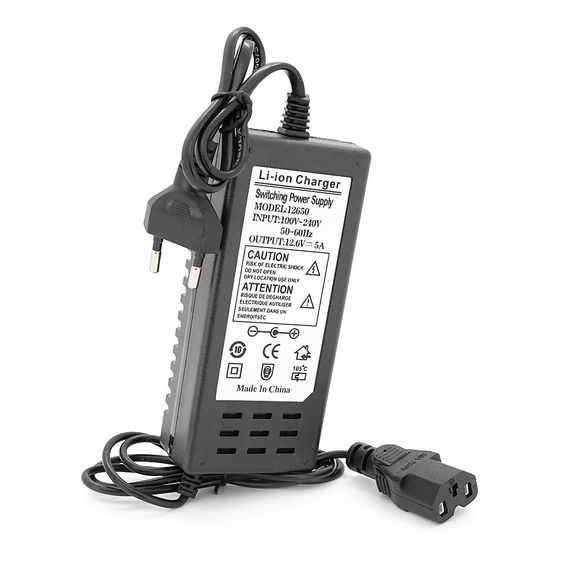 Зарядка для АКБ Li-ion 12V (12.6V),5A,шт. 3-pin,LED индикация | Зображення 1