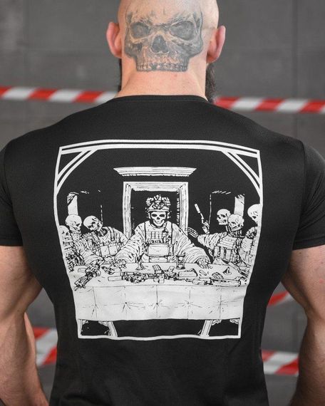 Тактична вологовідвідна футболка SABUR вечеря чорна НП5193 | Зображення 2