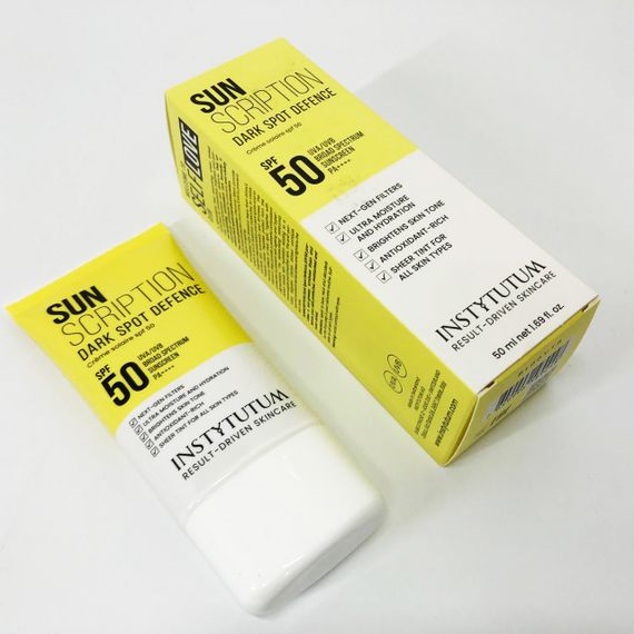 Солнцезащитный крем с осветительным эффектом Instytutum Sunscription Dark Spot Defence SPF 50, 50 мл VC-73 | Зображення 2