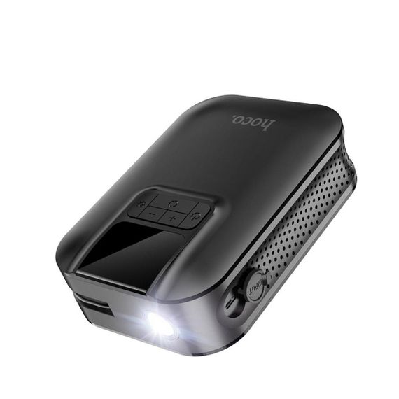 Автомобільний насос HOCO S53 Breeze portable smart air pump Black | Зображення 2