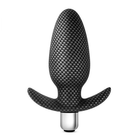 Анальна пробка з вібрацією 3 в 1 BLUSH SPARK THROTTLE AV-01 CARBON FIBER Sex Aura