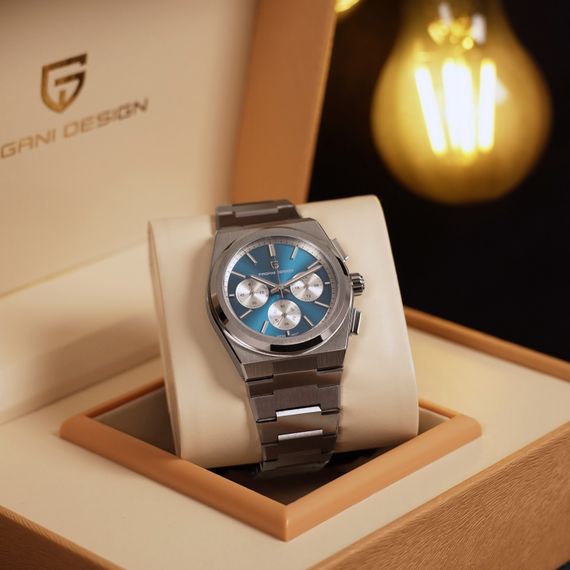Чоловічий годинник Pagani Design PD-1761 Silver-Blue | Зображення 6