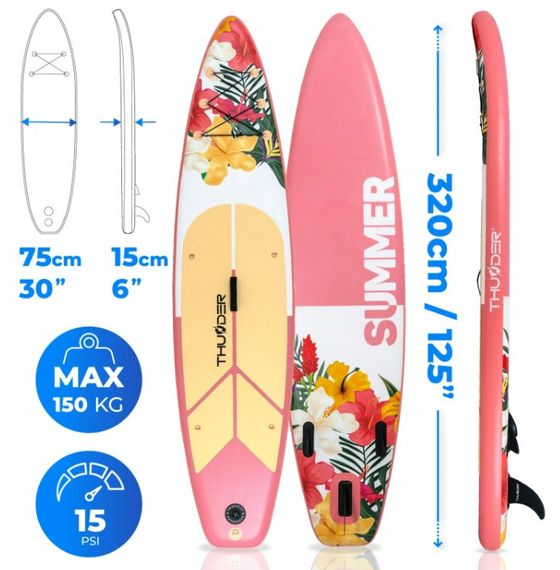 Надувна дошка SUP THUNDER VIOSA 320 см з веслом | Зображення 4