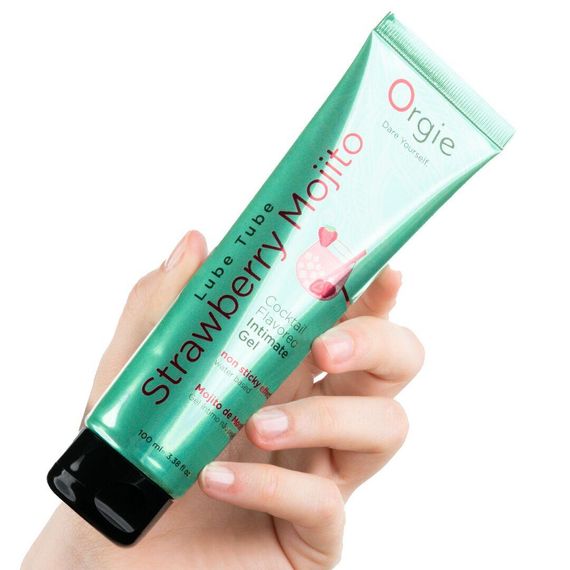 Лубрикант на водній основі Orgie Lube Tube Strawberry Mojito, 100 мл Sex Aura | Зображення 3