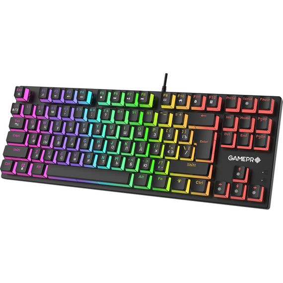 Клавіатура GamePro MK80R Red Switch RGB USB Black (MK80R) | Зображення 2